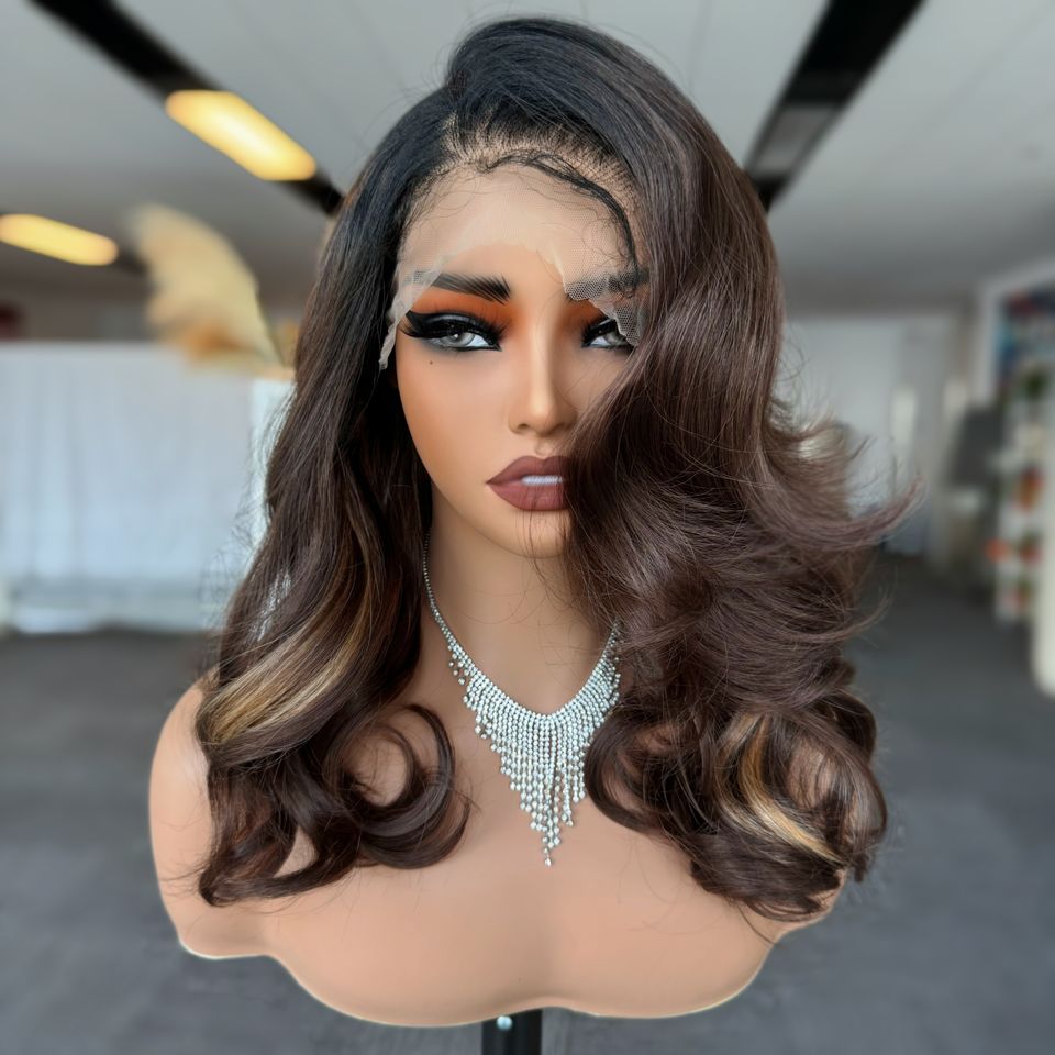 X-TRESS Ginger Short Bob 13x6 HD Lace Front Wig